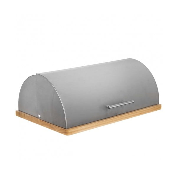 Кошница за хляб от неръждаема стомана и бамбук Basic - Orion-image-1