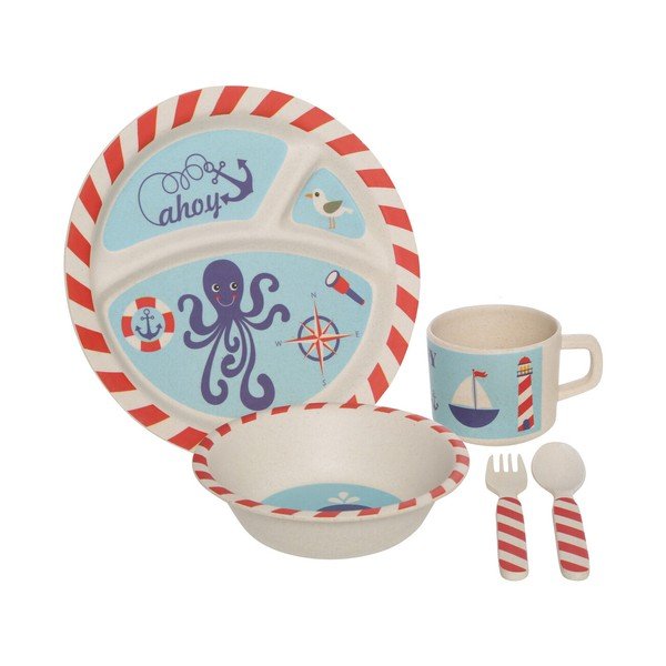Бамбуков детски комплект за хранене 5 бр. Eden – Premier Housewares
