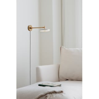 LED затъмняваща се стенна лампа в сребрист цвят ø 15 cm Asteria Wall Long – UMAGE