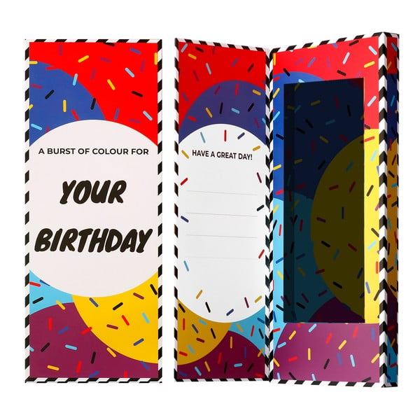 Честит рожден ден чорапи карта подарък кутия - Ballonet Socks