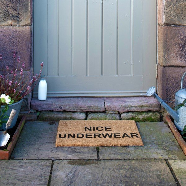 Изтривалка от кокосови влакна 40x60 cm Nice Underwear – Artsy Doormats-image-3