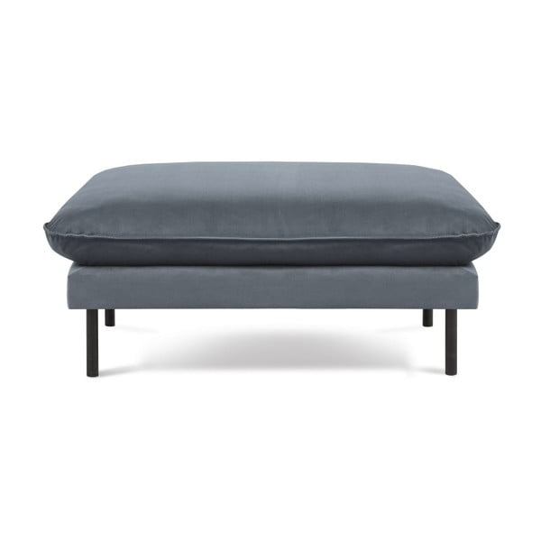 Отоман от сиво кадифе , 100 x 80 cm Vienna - Cosmopolitan Design-image-2