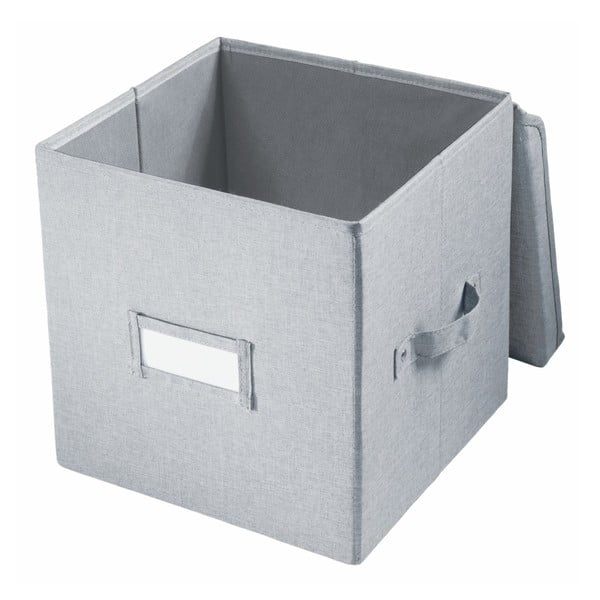Сива кутия за съхранение Codi, 32 x 27,9 cm - iDesign