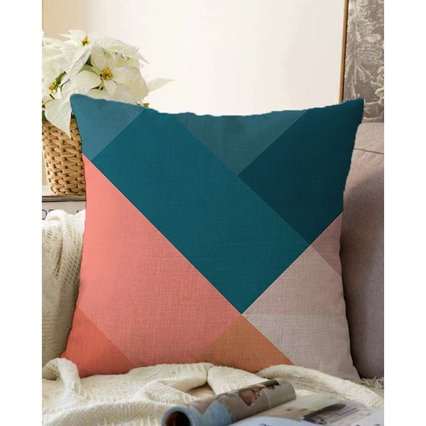 Калъфка за възглавница от памучна смес "Триъгълници", 55 x 55 cm - Minimalist Cushion Covers