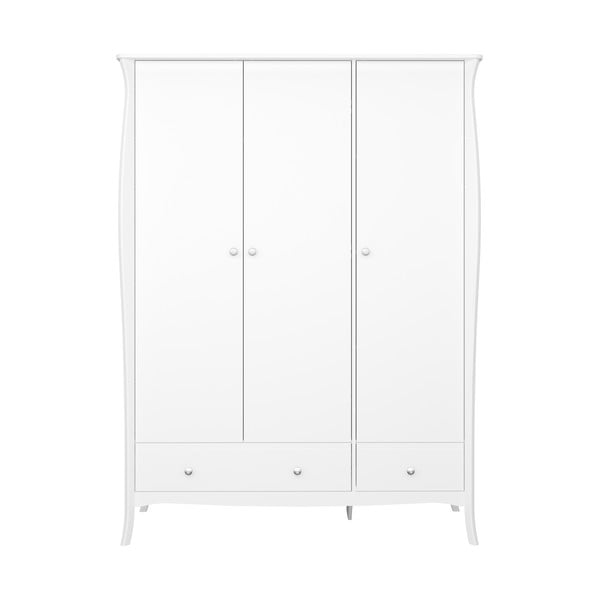 Бял гардероб 143x192 cm Baroque - Tvilum