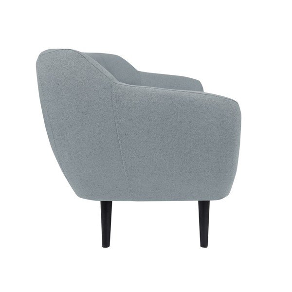 Světle modrá dvoumístná pohovka s hnědými nohami Mazzini Sofas Piemont-image-2