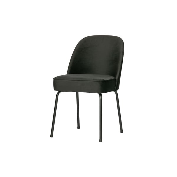 Черни кадифени трапезни столове в комплект 2 бр. Vogue – WOOOD-image-2