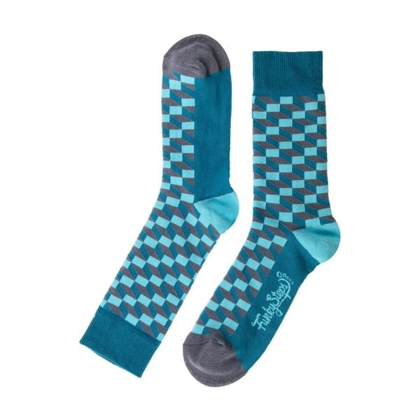 Сини чорапи Cube, размер 39 - 45 - Funky Steps