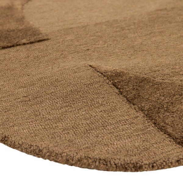 Кафяв килим със смес от вълна 170x240 cm Livo – WOOOD-image-4