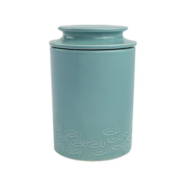 Тюркоазено синя керамика City Ocean Crab керамична кутия - T&G Woodware
