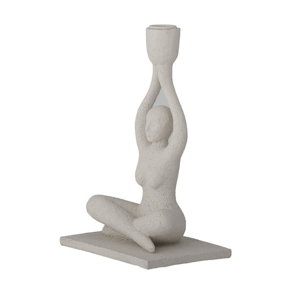 Свещник от полирезин Lucie - Bloomingville-image-2