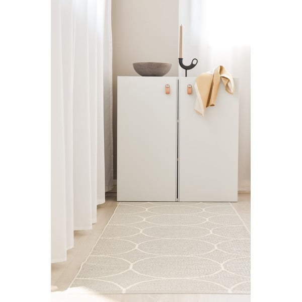 Кремав килим за открито и закрито 70x100 cm Boo Linen – Pappelina-image-1