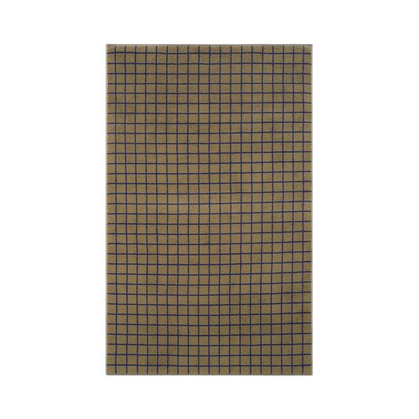 Зелена/синя памучна хавлиена кърпа 90x150 cm Grid – Jotex-image-2