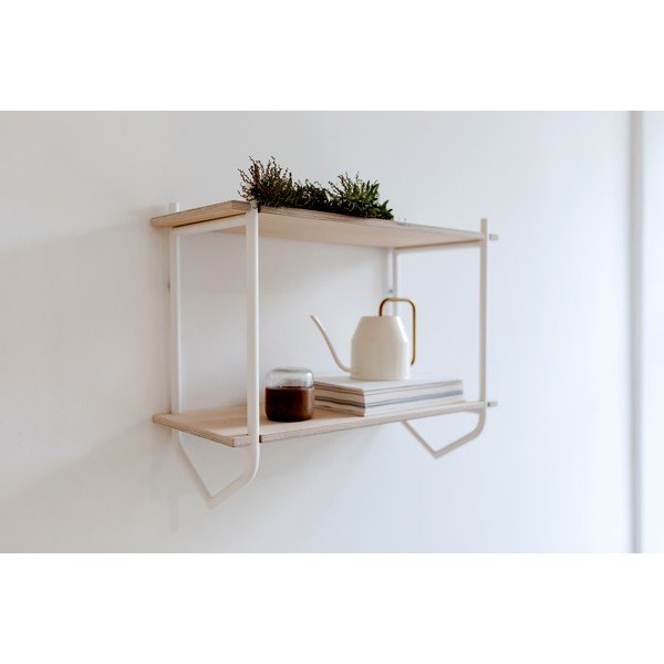 Стенен рафт с бяла рамка Dessus - EMKO-image-1