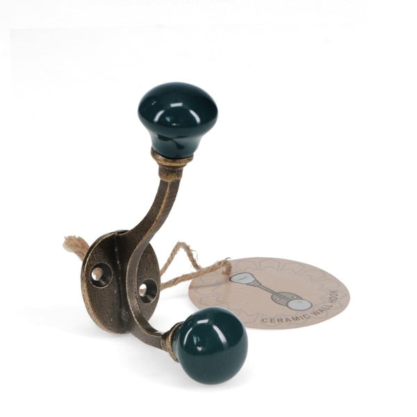 Тъмносиня метална стенна закачалка 3 cm – Rex London-image-2