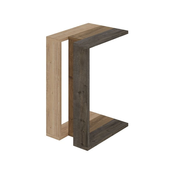 Дъбова странична маса 40x30 cm Macha - Marckeric-image-3