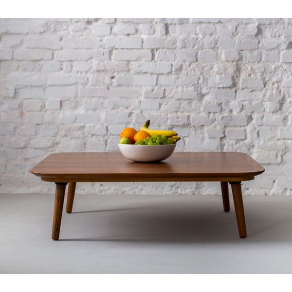 Масичка за кафе от ясенова дървесина, 110 x 110 cm Contrast Tetra - Ragaba-image-1