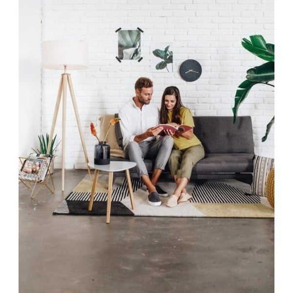 Бяла масичка за кафе , 40 x 40 cm Viby - Bonami Essentials-image-1