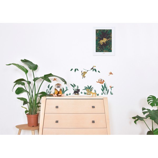 Лист със стикери 30x42 cm Jungle Animals - Lilipinso-image-1