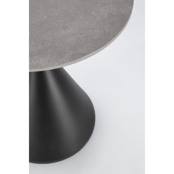 Кръгла странична масичка с плот от имитация на мрамор ø 50 cm Joona – Bizzotto-image-3