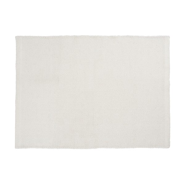 Vlněný koberec Bombay White, 200x300 cm