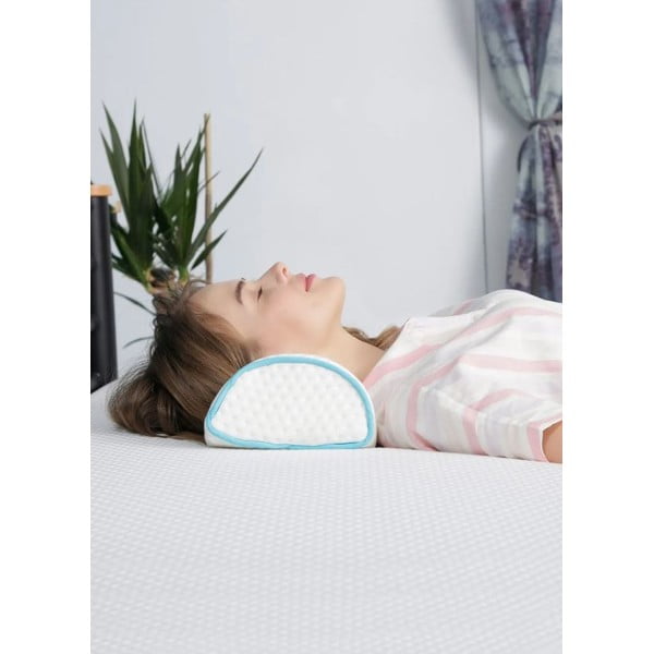 Ергономична възглавница с пълнеж от мемори пяна 18x42 cm – Mila Home-image-1