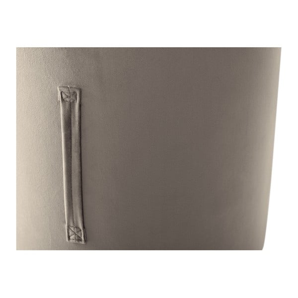 Бежов пуф , ⌀ 40 cm Fiore - Mazzini Sofas-image-3