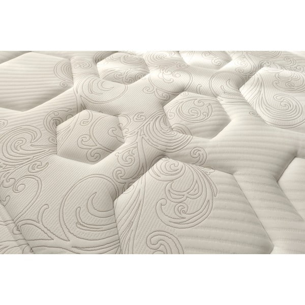 Твърд/средно твърд терморегулиращ матрак с пружини с две лица 200x200 cm  Hexaflex Bagged Springs Gel  – Moonia-image-4