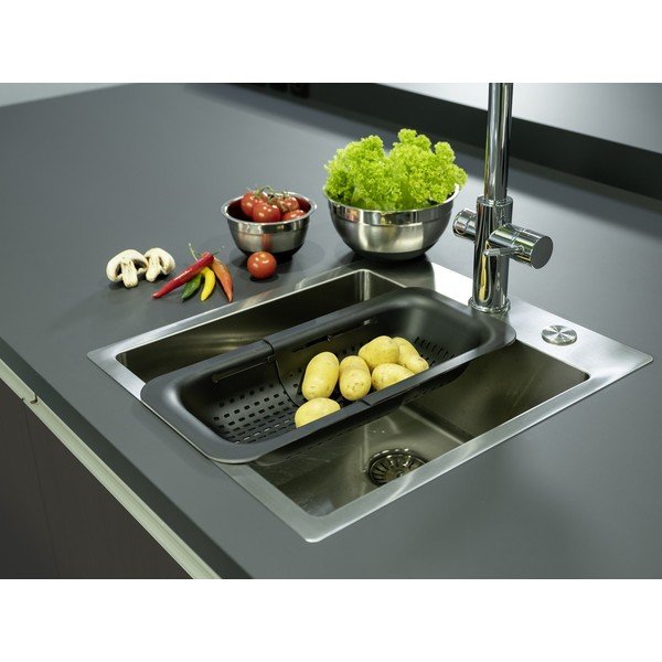 Черен разширяем гевгир Black Outdoor Kitchen Sivo - Wenko-image-1