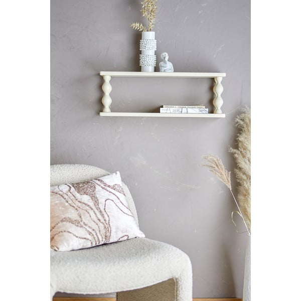 Бял на няколко нива стенен рафт 60 cm Salino – Bloomingville-image-1