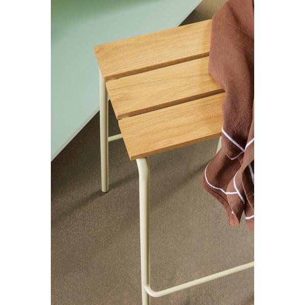 Бежови/в естествен цвят бар столове в комплект 2 бр. (височина на седалката 76 cm) Stilt – Hübsch-image-2