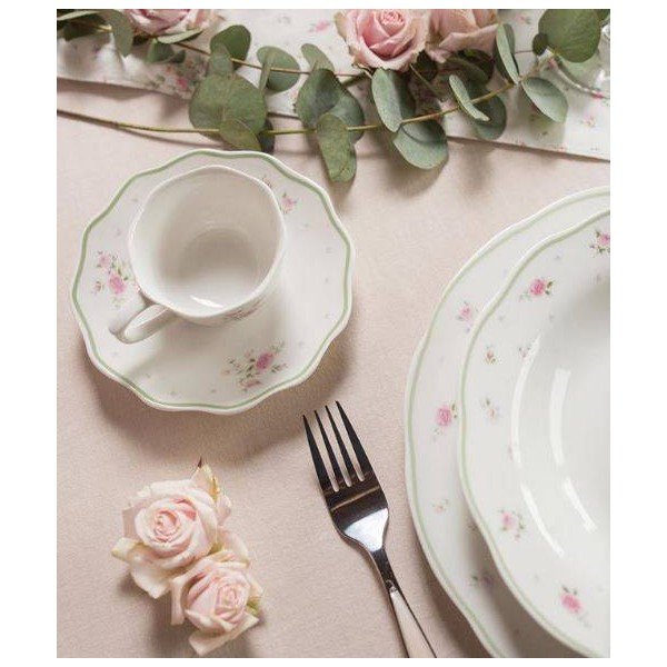 Бяла порцеланова тава Nonna Rosa - Brandani-image-1