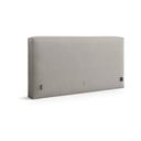 Светлосива тапицирана табла за легло 249x100 cm Olivia – Micadoni 