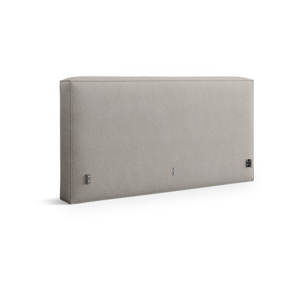 Светлосива тапицирана табла за легло 229x100 cm Olivia – Micadoni 