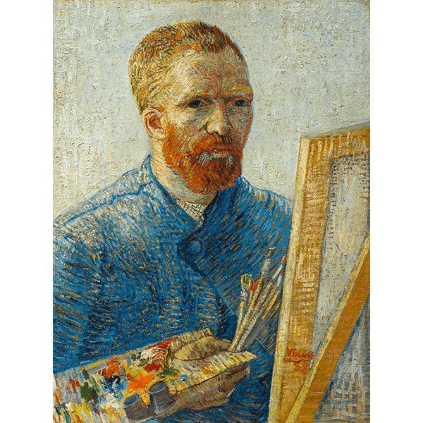 Репродукция на картина 45x60 cm Self-Portrait as a Painter - Fedkolor
