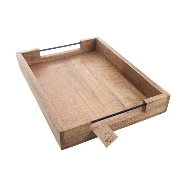 Дървена тава 30x40,5 cm Mango – Orion-image-3