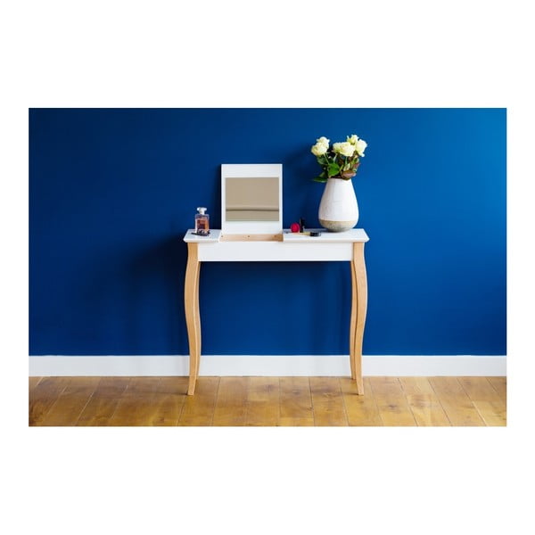 Графитно сива тоалетка с огледало Тоалетка, дължина 105 cm - Ragaba-image-2