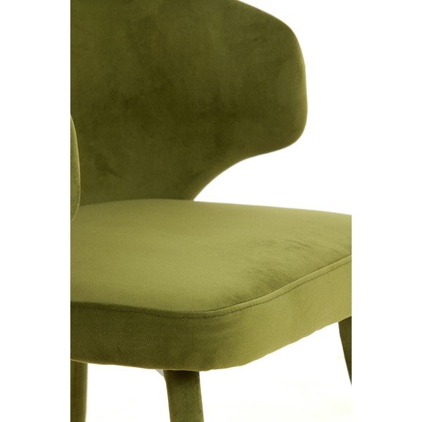 Зелени тапицирани трапезни столове в комплект 2 бр. Kosaka – Light & Living-image-2