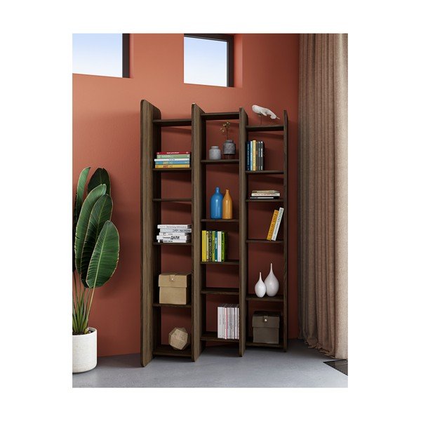 Шкаф за книги от орех Twin, височина 187 cm - TemaHome-image-4