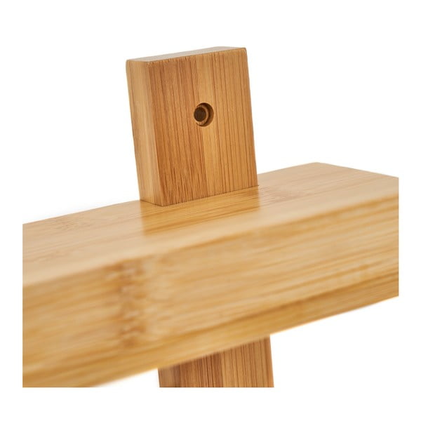 Бамбукова стенна закачалка с рафт - Casa Selección-image-3