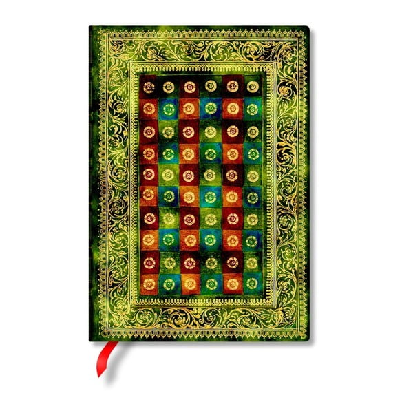 Zápisník s tvrdou vazbou Paperblanks Verde, 13 x 18 cm