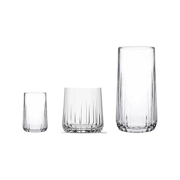 Стъклени чаши в комплект от 18 бр. Nova – Hermia