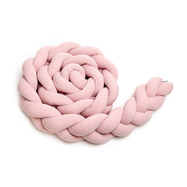Розова мантила от памучно трико, дължина 180 cm - T-TOMI