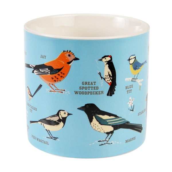 Синя/кремава керамична чаша 350 ml Garden Birds – Rex London-image-3