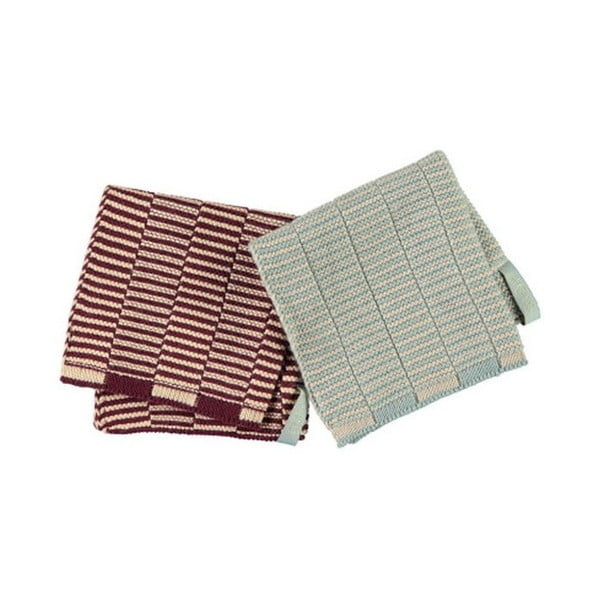 Комплект от 2 кухненски кърпи от органичен памук Stringa - OYOY