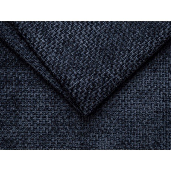 Тъмносиньо тапицирано двойно легло без табла 160x200 cm Whale – Micadoni -image-3