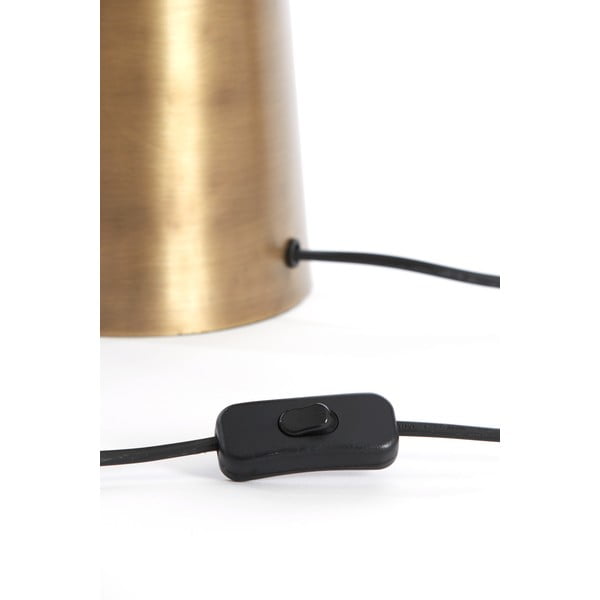 Настолна лампа в бронзов цвят с метален абажур (височина 52 cm) Dita – Light & Living-image-2