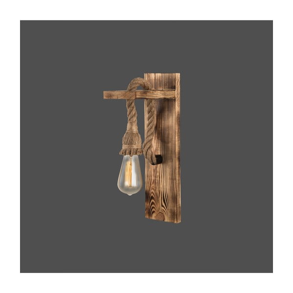 Стенна лампа в естествен цвят Woody - Squid Lighting-image-1