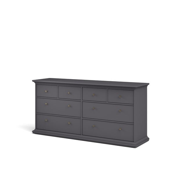 Сив нисък скрин 183x87 cm Paris – Tvilum-image-2