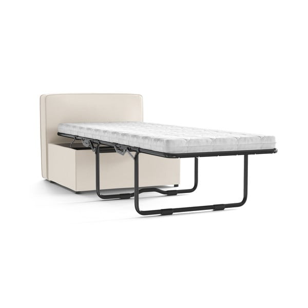 Сгъваема пейка с кремава тапицерия , 80 cm Brady - My Pop Design-image-3